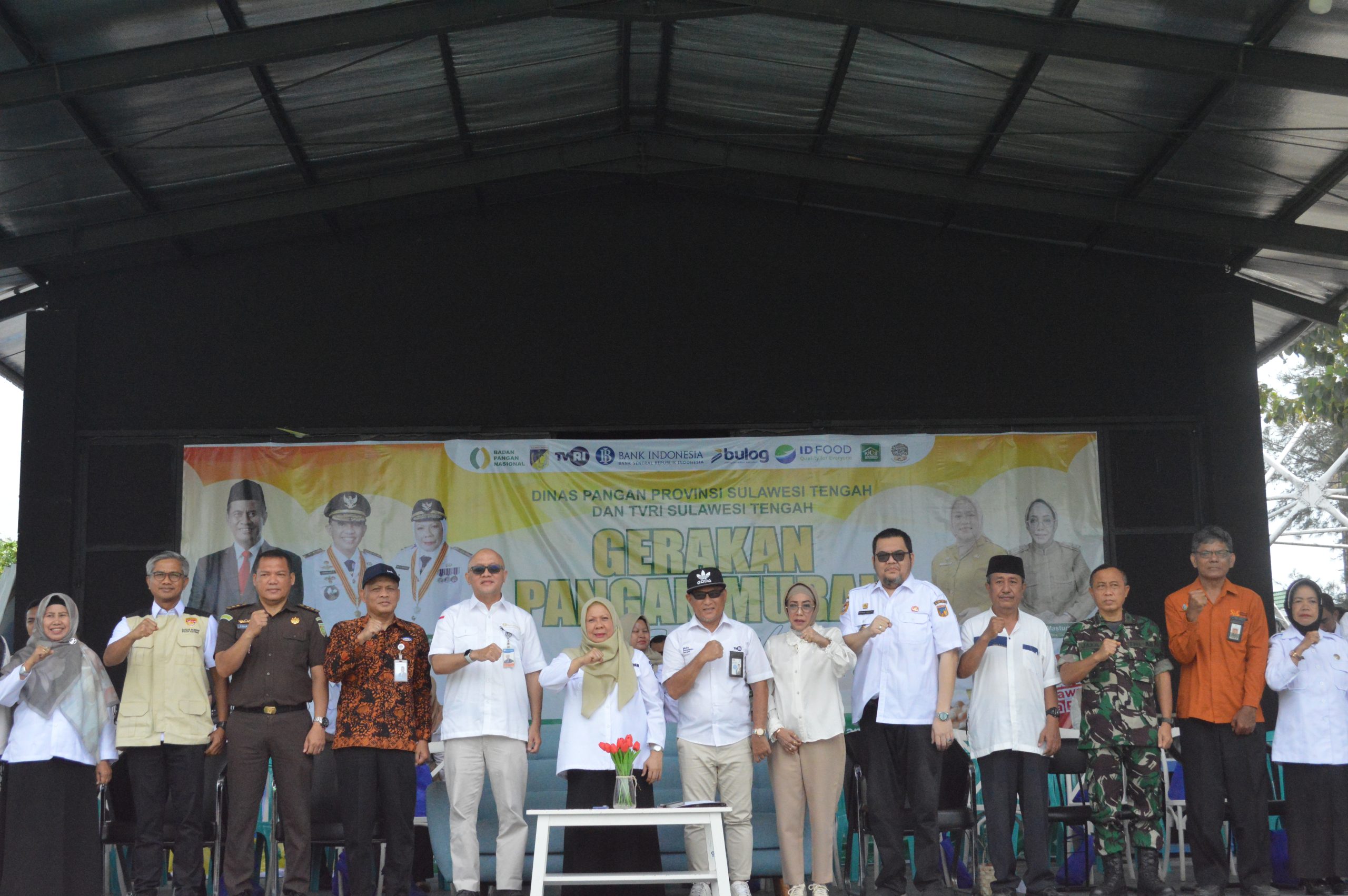 Dinas Pangan Sulteng Gelar Gerakan Pangan Murah Serentak di TVRI, Wakil Gubernur Hadir Tinjau Pelaksanaan Gerakan Pangan Murah