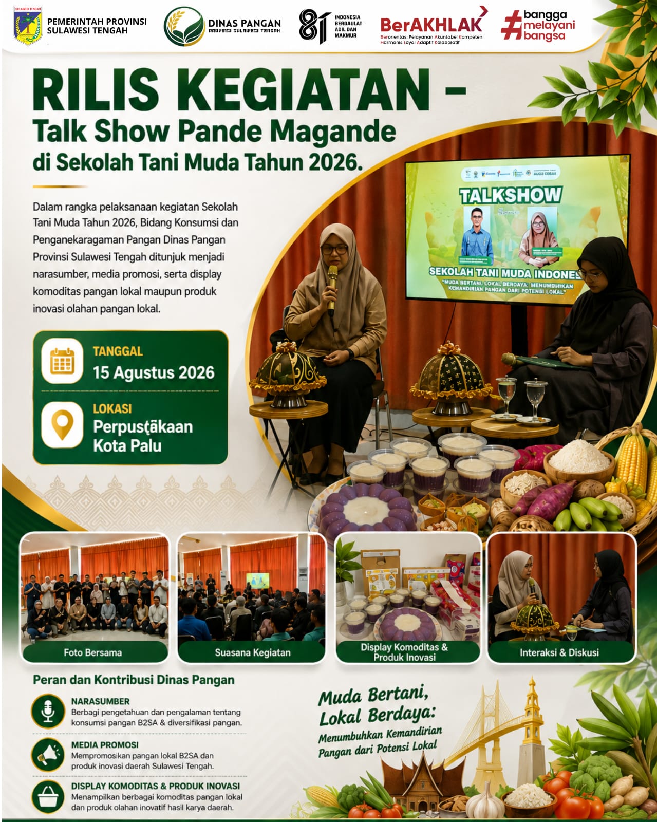 TALK SHOW PANDE MAGANDE DI SEKOLAH TANI MUDA TAHUN 2026